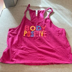 Beachbody Vibrant Pink Body Positive Tank Top